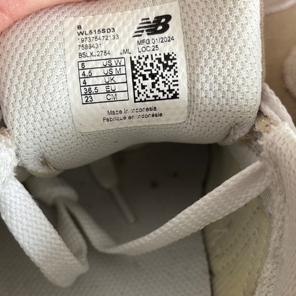 New Balance Beige Sneakers with Animal Print Detail SZ 6 - Picture 9 of 11